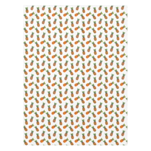 Fruits d'ananas sur nappes blanches (Devant)