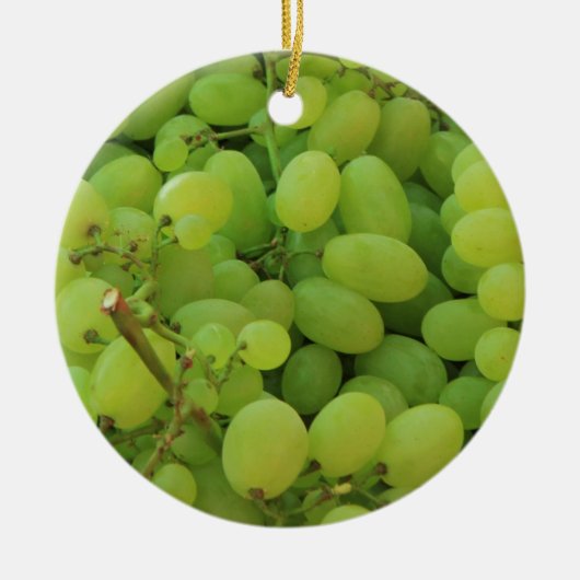 Fruits dans un marché provençal ornement de Noël (Devant)