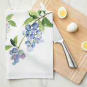 Fruits de bleuets Serviettes de cuisine (Quart Plié)