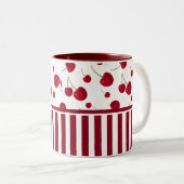Fruits de cerisier motif Café Mug (Devant droit)