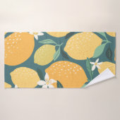 Fruits de citron sans soudure motif (Serviette de bain)
