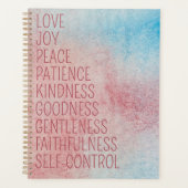 Fruits de l'Esprit Aquarelle Planificateur (Devant)