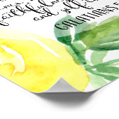 Fruits de l'esprit | Poster d'art chrétien (Coin)
