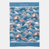 Fruits de Mer gepersonaliseerd Theedoek (Verticaal)