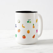 Fruits de Mug avec différentes couleurs et différe (Devant droit)