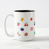 Fruits de Mug avec différentes couleurs et différe (Gauche)