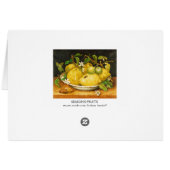 FRUITS DE SAISON LÉMONS ET FLEURS BLANCHES (Dos Horizontal)