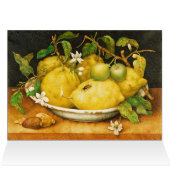 FRUITS DE SAISON LÉMONS ET FLEURS BLANCHES (Intérieur Horizontal (Haut))