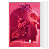 FRUITS DE SAISON -PROSPÉRITÉ brun fuchsia rose rou (Intérieur (Gauche))