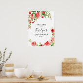 Fruits d'été et verdure Baby shower Affiche de bie (Cuisine)