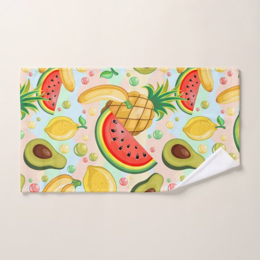 Fruits d'été frais Motif (Serviette à main)
