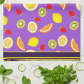Fruits d'été frais Serviettes de cuisine (Plié)