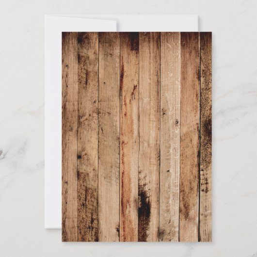 Fruits doux invitation à thème (Dos)