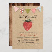 Fruits doux invitation à thème (Devant / Derrière)