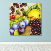 Fruits du hérisson peinture toile papier (Insitu (Plancher de Bois))