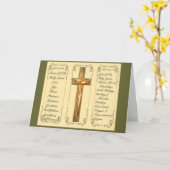 Fruits et cadeaux de la carte de note de (Fleur jaune)