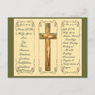 Fruits Et Cadeaux Du Saint-Esprit Carte Postale