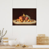 Fruits et noix - Poster d'art Robert Duncanson (Cuisine)