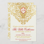 Fruits fantaisie Accueil Or Seulement Invitations (Devant / Derrière)