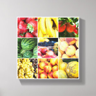 Fruits - foto van de sjabloon canvas afdruk
