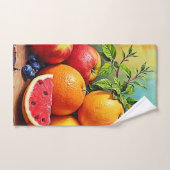 Fruits frais dans un parfait mélange de design (Serviette à main)