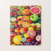 Fruits frais délicieux Puzzle (Vertical)