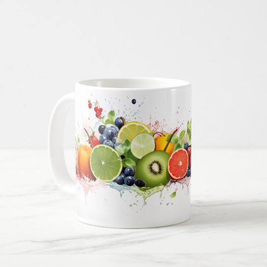 Fruits Frais Sur Votre Mug (Devant gauche)