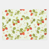 Fruits fraises, Feuilles et fleurs (Devant 2)