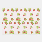 Fruits fraises, Feuilles et fleurs (Devant 3)