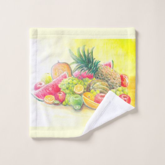 Fruits heureux (Gant de toilette)