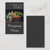 Fruits Légumes Vie saine Carte Vintage (Devant / Derrière)