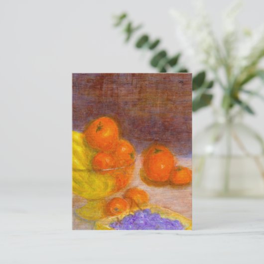 Fruits mélangés, carte postale (Debout devant)