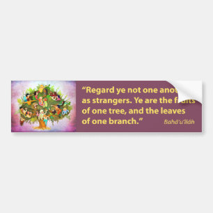 Fruits One Tree Bumpersticker