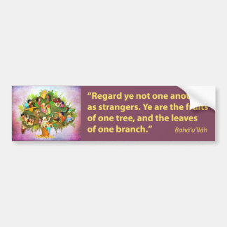 Fruits One Tree Bumpersticker