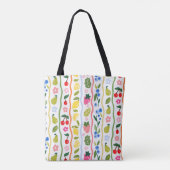 Fruits Pattern Food Summer Elegant Stylish Draagtas (Achterkant)