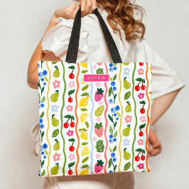 Fruits Pattern Food Summer Elegant Stylish Draagtas