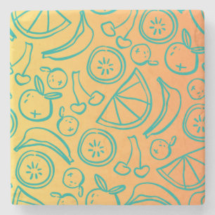 Fruits Stenen Onderzetter