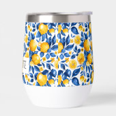 Fruits tropicaux Motifs de citron Nom personnalisé (Gauche)