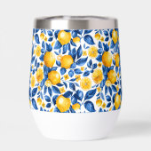 Fruits tropicaux Motifs de citron Nom personnalisé (Arrière)