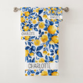 Fruits tropicaux Motifs de citron Nom personnalisé (En situation)