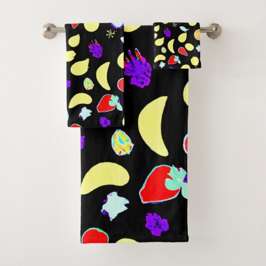 Fruits tropiques néons éclatés (En situation)