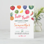 Fruits Tutti Frutti Invitation Anniversaire (Debout devant)