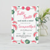 Fruits Tutti Frutti Invitation Anniversaire (Debout devant)