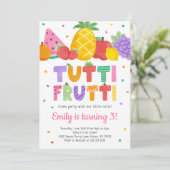 Fruits Tutti Frutti Invitation Anniversaire (Debout devant)
