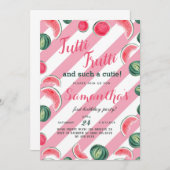 Fruits Tutti Frutti Invitation Anniversaire (Devant / Derrière)