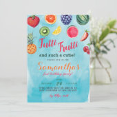 Fruits Tutti Frutti Invitation Anniversaire (Debout devant)