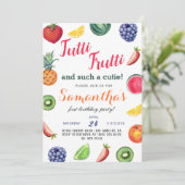 Fruits Tutti Frutti Invitation Anniversaire (Debout devant)