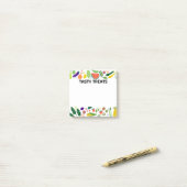 Fruits & Veggies Food CUSTOM Monogram op maat Post-it® Notes (Op bureau)
