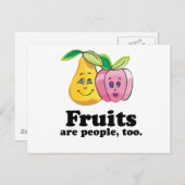 Fruits zijn ook mensen briefkaart (Voorkant / Achterkant)