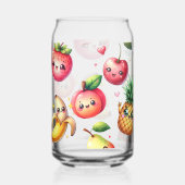 Fruitsalade Blikvorm Glas (Voorkant)